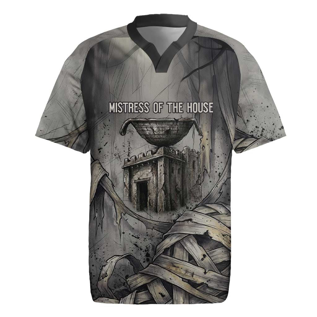 Nephthys Rugby Jersey Mistress of the House Egyptian Goddess Wings