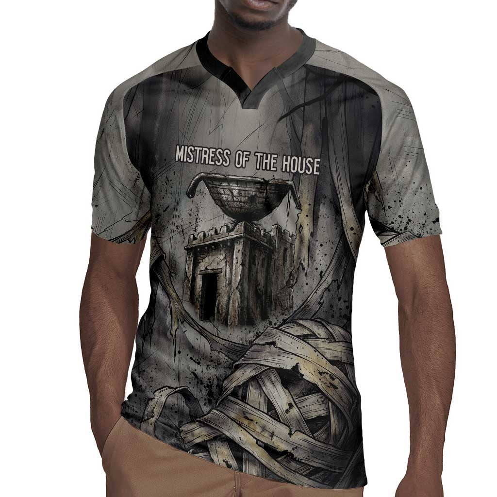 Nephthys Rugby Jersey Mistress of the House Egyptian Goddess Wings