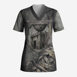 Nephthys Scrub Top Mistress of the House Egyptian Goddess Wings