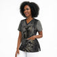 Nephthys Scrub Top Mistress of the House Egyptian Goddess Wings