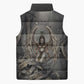 Nephthys Sleeveless Puffer Jacket Mistress of the House Egyptian Goddess Wings
