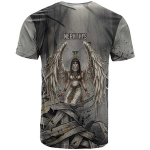 Nephthys T shirt Mistress of the House Egyptian Goddess Wings