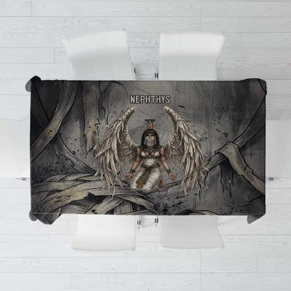 Nephthys Tablecloth Mistress of the House Egyptian Goddess Wings