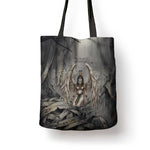 Nephthys Tote Bag Mistress of the House Egyptian Goddess Wings
