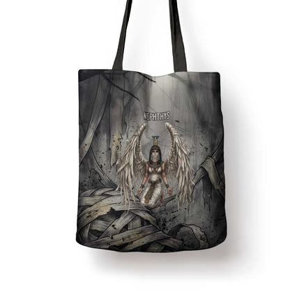 Nephthys Tote Bag Mistress of the House Egyptian Goddess Wings