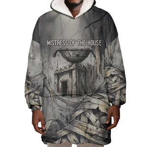 Nephthys Wearable Blanket Hoodie Mistress of the House Egyptian Goddess Wings