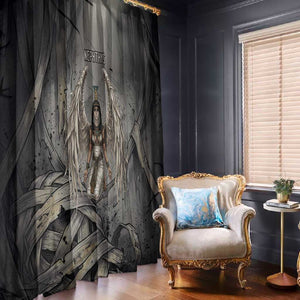 Nephthys Window Curtain Mistress of the House Egyptian Goddess Wings