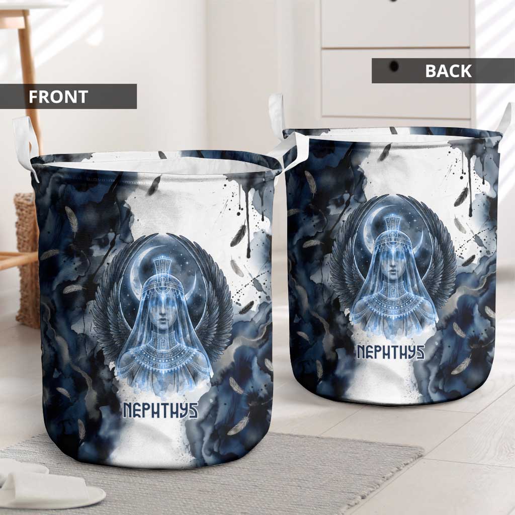Nephthys Egyptian Laundry Basket The Dark Sister Falcon Wings Moon Veil