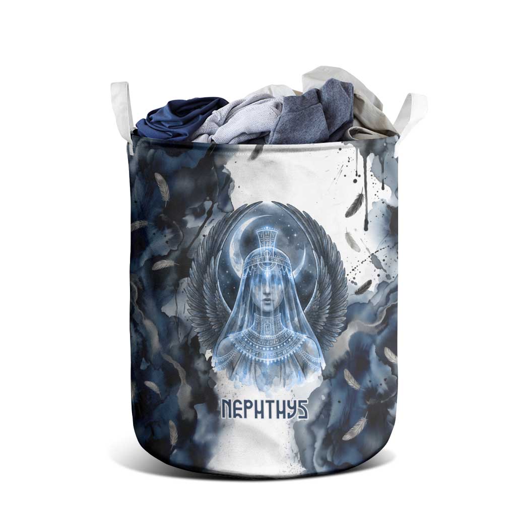 Nephthys Egyptian Laundry Basket The Dark Sister Falcon Wings Moon Veil