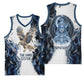 Nephthys Egyptian Basketball Jersey The Dark Sister Falcon Wings Moon Veil