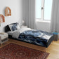 Nephthys Egyptian Bedding Set The Dark Sister Falcon Wings Moon Veil