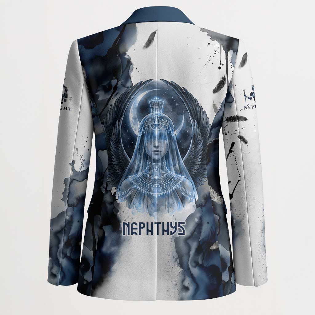 Nephthys Egyptian Blazer The Dark Sister Falcon Wings Moon Veil