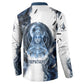 Nephthys Egyptian Button Sweatshirt The Dark Sister Falcon Wings Moon Veil
