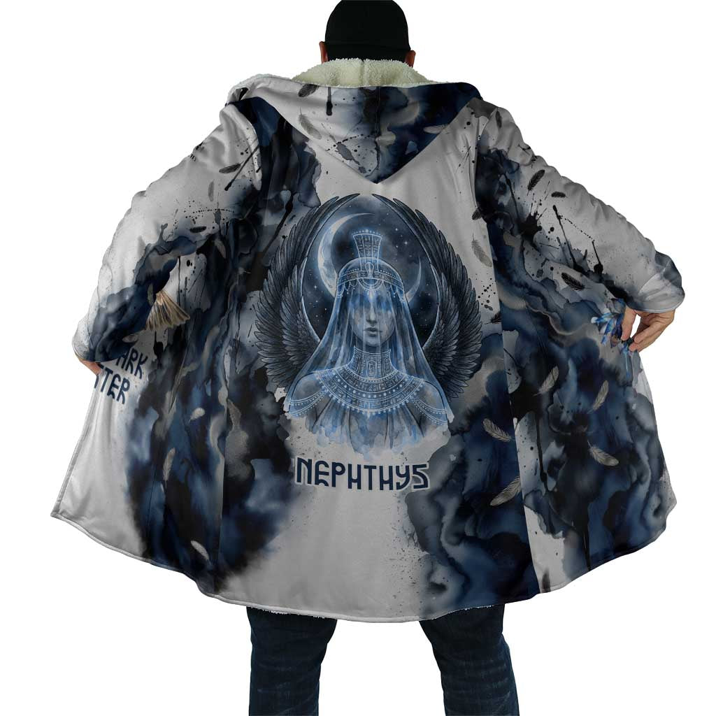 Nephthys Egyptian Cloak The Dark Sister Falcon Wings Moon Veil