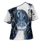 Nephthys Egyptian Cross Shoulder Shirt The Dark Sister Falcon Wings Moon Veil