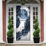 Nephthys Egyptian Door Cover The Dark Sister Falcon Wings Moon Veil