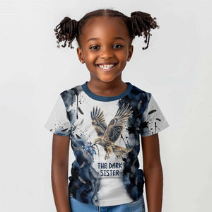 Nephthys Egyptian Kid T shirt The Dark Sister Falcon Wings Moon Veil