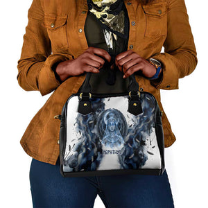 Nephthys Egyptian Shoulder Handbag The Dark Sister Falcon Wings Moon Veil