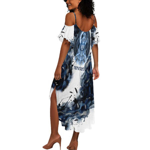 Nephthys Egyptian Summer Maxi Dress The Dark Sister Falcon Wings Moon Veil