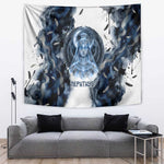 Nephthys Egyptian Tapestry The Dark Sister Falcon Wings Moon Veil