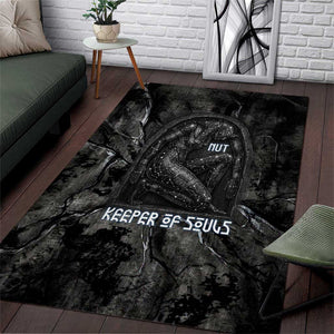 Nut Area Rug Egyptian Keeper of Souls Celestial Stairway Ascension Path Cosmic Goddess of the Night Sky