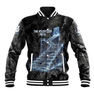 Nut Baseball Jacket Egyptian Keeper of Souls Celestial Stairway Ascension Path Cosmic Goddess of the Night Sky
