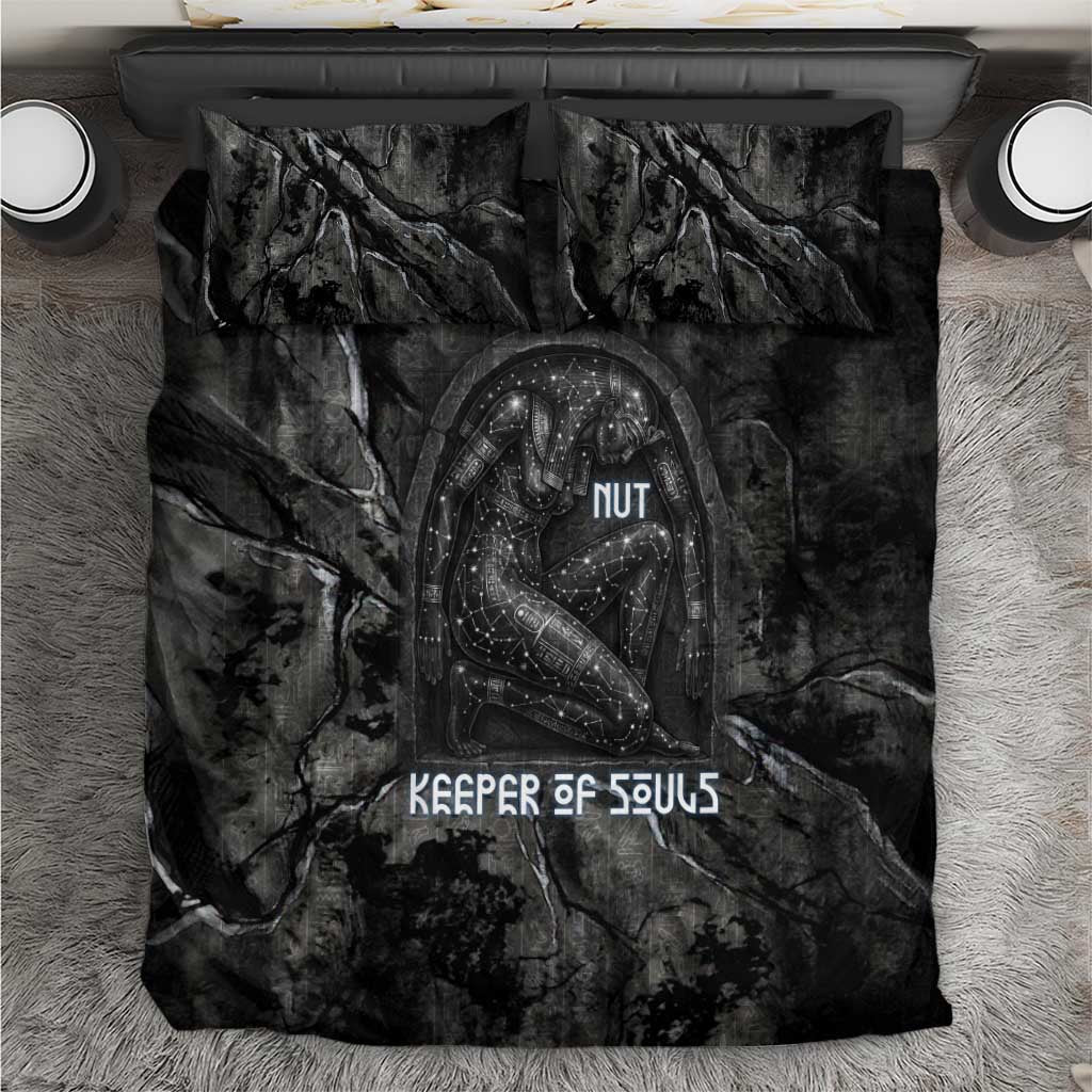 Nut Bedding Set Egyptian Keeper of Souls Celestial Stairway Ascension Path Cosmic Goddess of the Night Sky