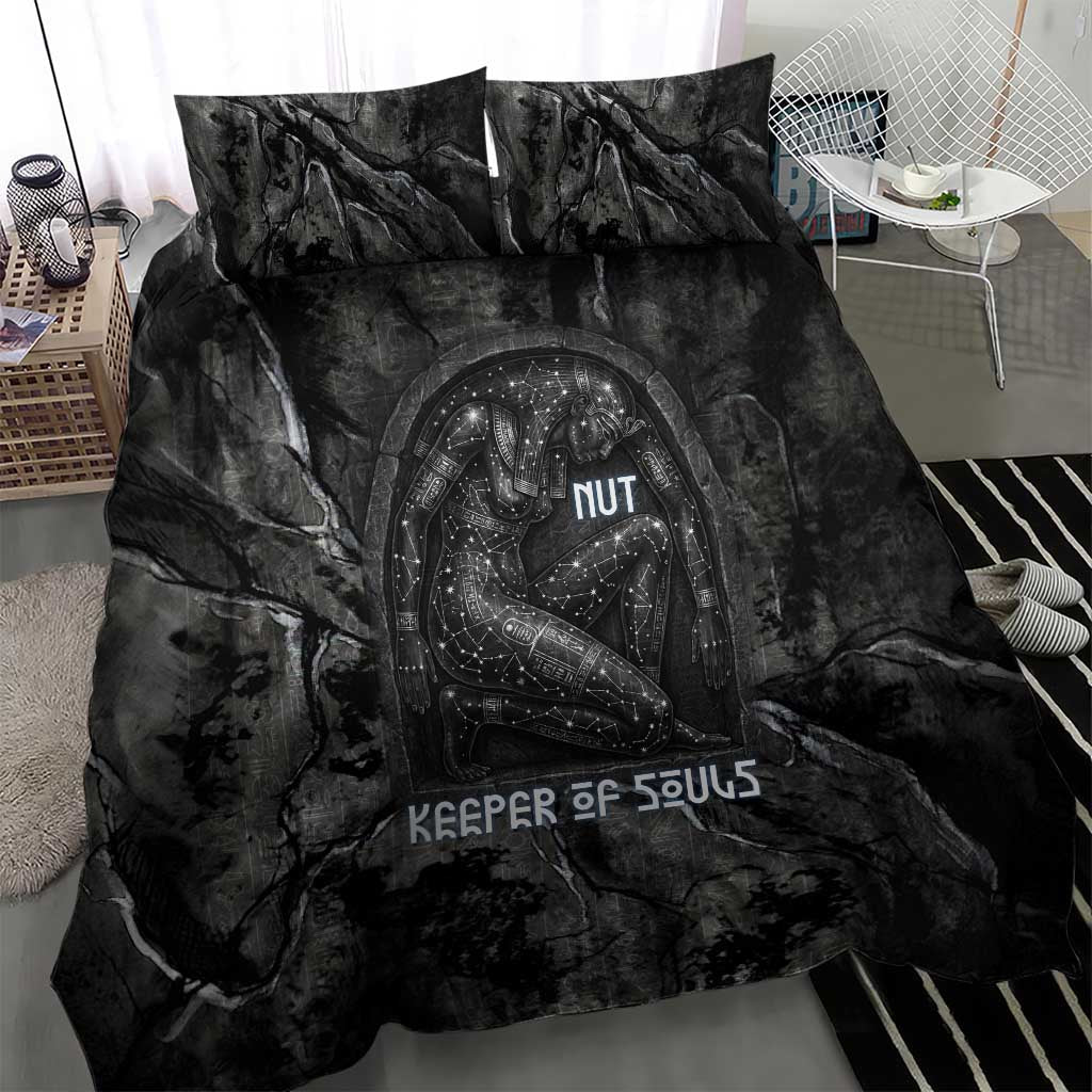 Nut Bedding Set Egyptian Keeper of Souls Celestial Stairway Ascension Path Cosmic Goddess of the Night Sky