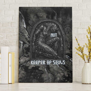 Nut Canvas Wall Art Egyptian Keeper of Souls Celestial Stairway Ascension Path Cosmic Goddess of the Night Sky