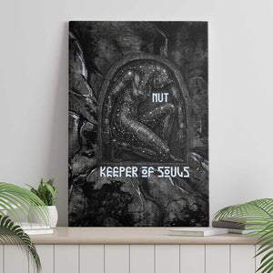 Nut Canvas Wall Art Egyptian Keeper of Souls Celestial Stairway Ascension Path Cosmic Goddess of the Night Sky