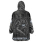Nut Kid Wearable Blanket Hoodie Egyptian Keeper of Souls Celestial Stairway Ascension Path Cosmic Goddess of the Night Sky