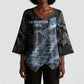 Nut Kimono Sleeve Blouse Egyptian Keeper of Souls Celestial Stairway Ascension Path Cosmic Goddess of the Night Sky