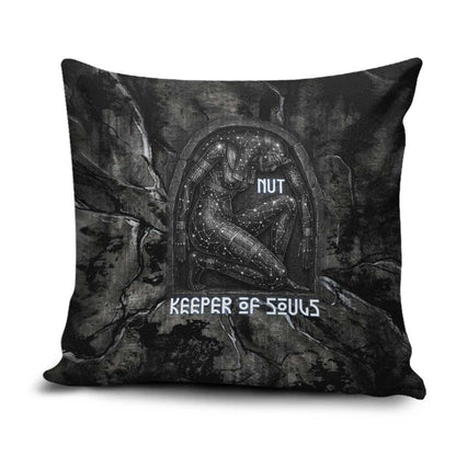 Nut Pillow Cover Egyptian Keeper of Souls Celestial Stairway Ascension Path Cosmic Goddess of the Night Sky