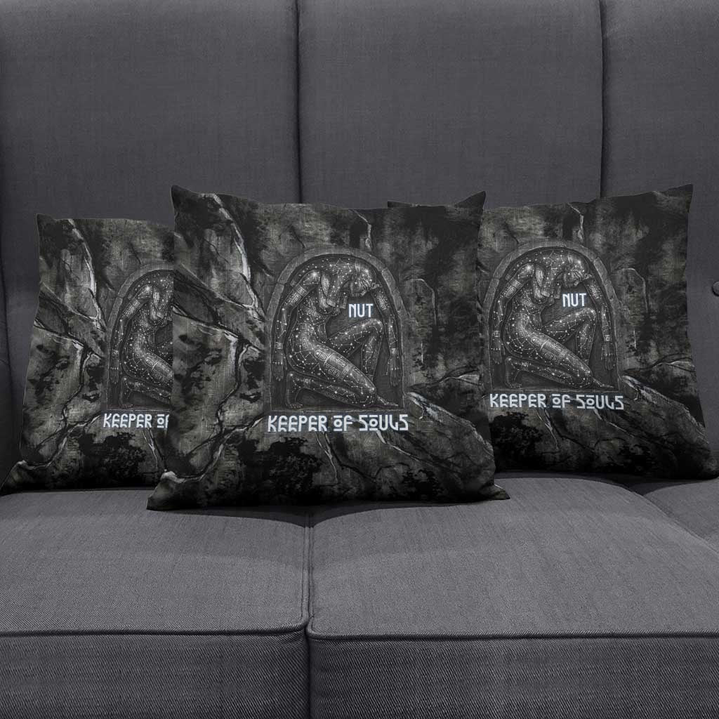 Nut Pillow Cover Egyptian Keeper of Souls Celestial Stairway Ascension Path Cosmic Goddess of the Night Sky