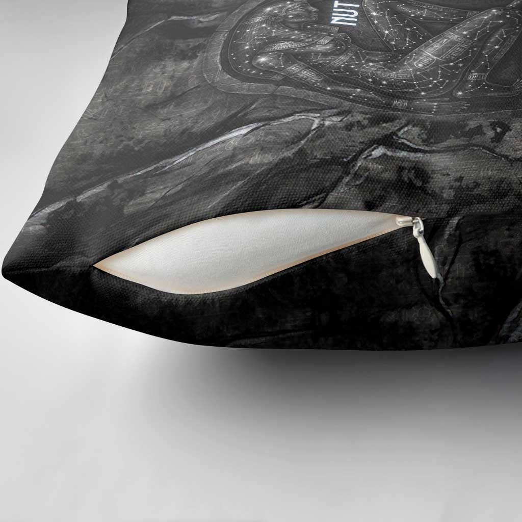 Nut Pillow Cover Egyptian Keeper of Souls Celestial Stairway Ascension Path Cosmic Goddess of the Night Sky