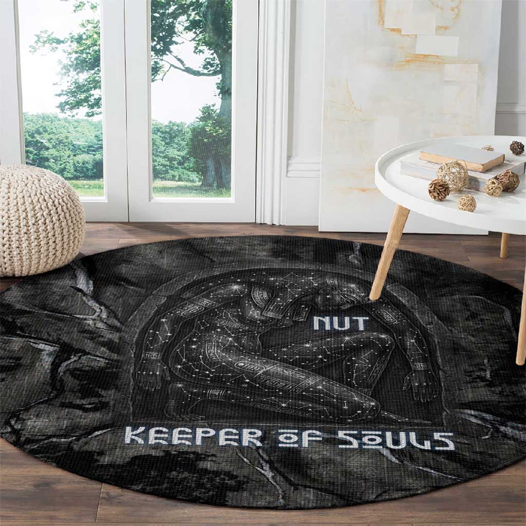 Nut Round Carpet Egyptian Keeper of Souls Celestial Stairway Ascension Path Cosmic Goddess of the Night Sky