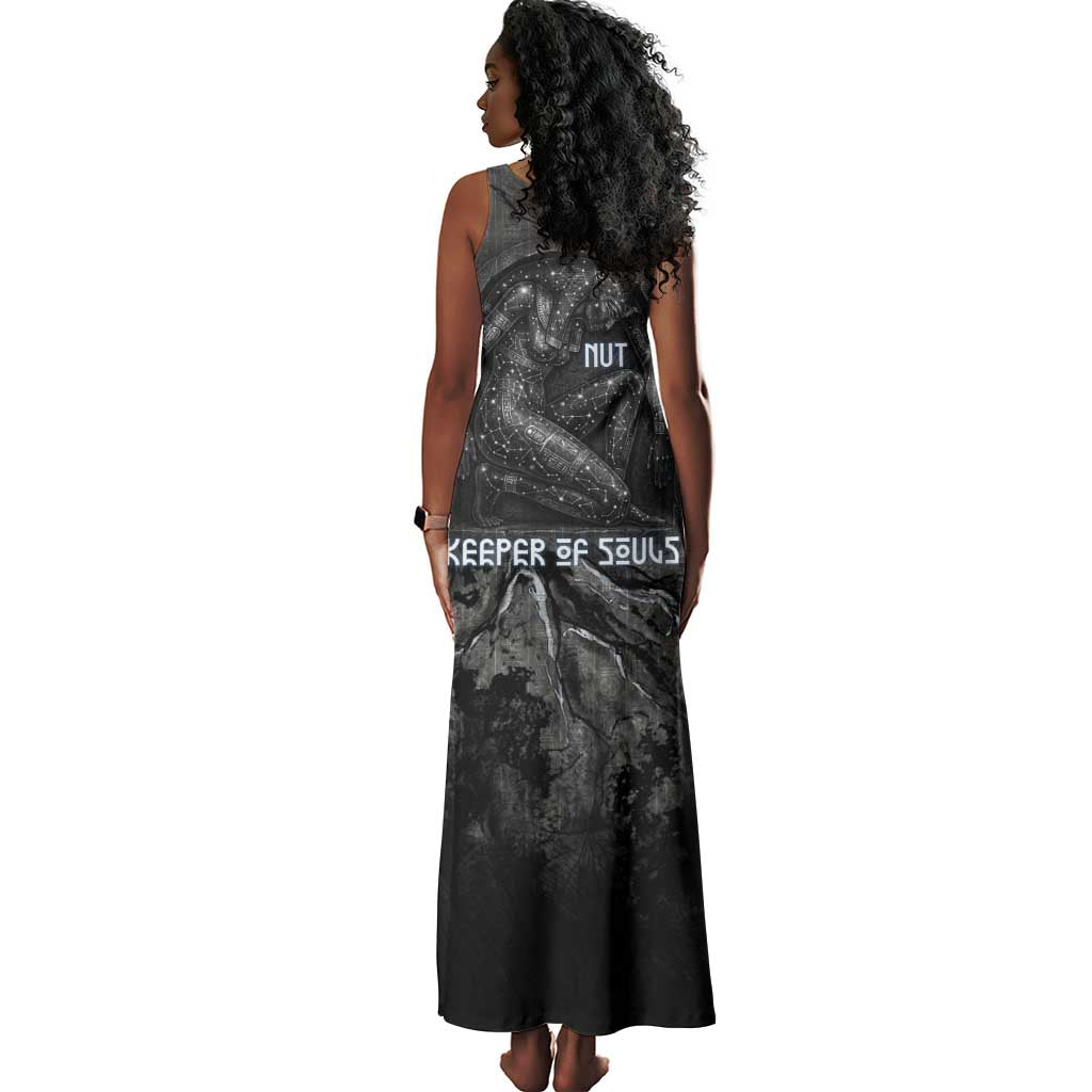 Nut Tank Maxi Dress Egyptian Keeper of Souls Celestial Stairway Ascension Path Cosmic Goddess of the Night Sky
