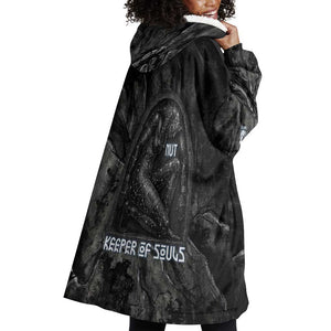 Nut Wearable Blanket Hoodie Egyptian Keeper of Souls Celestial Stairway Ascension Path Cosmic Goddess of the Night Sky