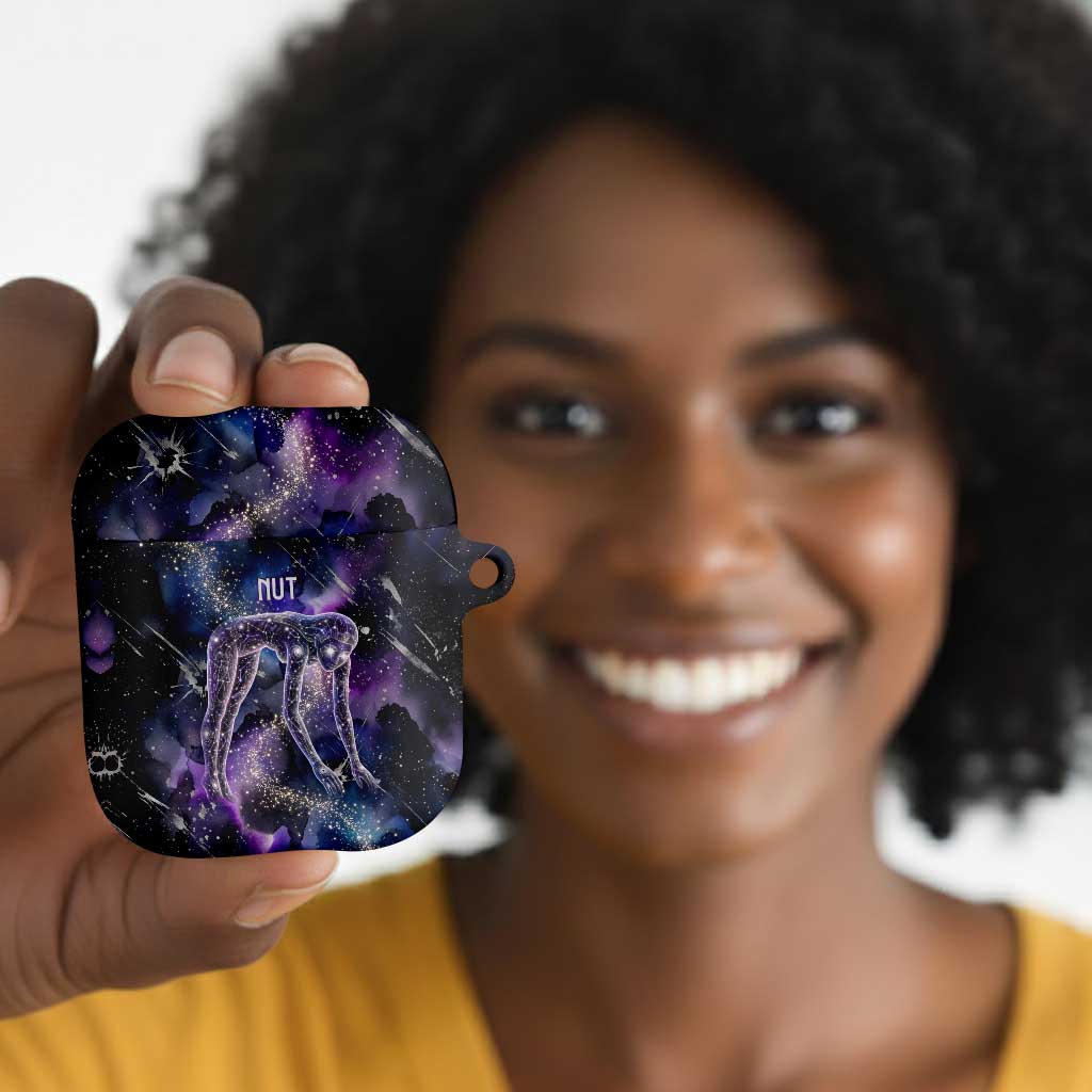 Nut Egyptian AirPods Case She Who Bore the Gods Galactic Vessel Cosmic Goddess Star Map