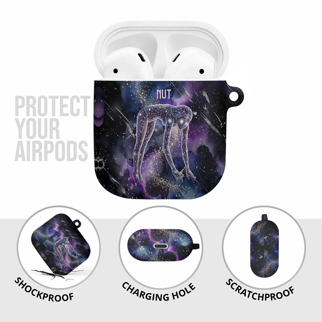 Nut Egyptian AirPods Case She Who Bore the Gods Galactic Vessel Cosmic Goddess Star Map