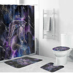 Nut Egyptian Bathroom Set She Who Bore the Gods Galactic Vessel Cosmic Goddess Star Map