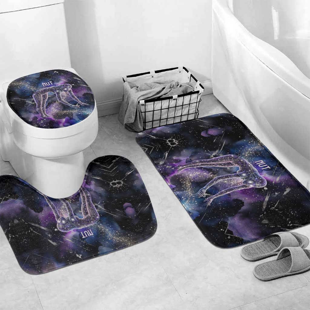 Nut Egyptian Bathroom Set She Who Bore the Gods Galactic Vessel Cosmic Goddess Star Map