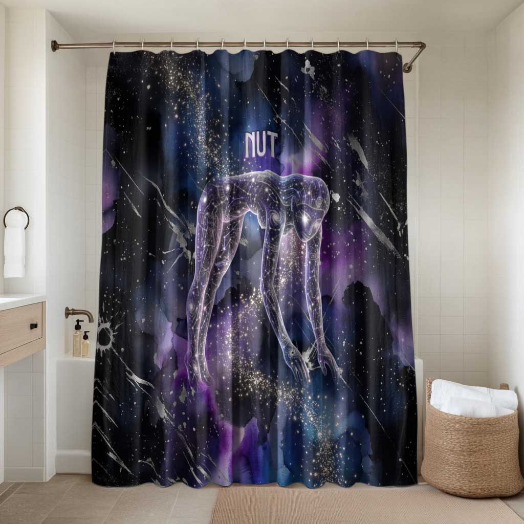 Nut Egyptian Bathroom Set She Who Bore the Gods Galactic Vessel Cosmic Goddess Star Map