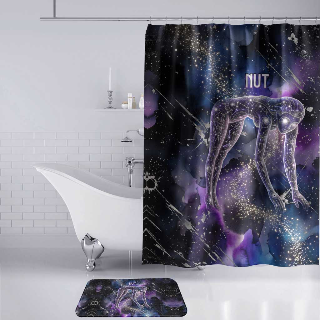 Nut Egyptian Bathroom Set She Who Bore the Gods Galactic Vessel Cosmic Goddess Star Map