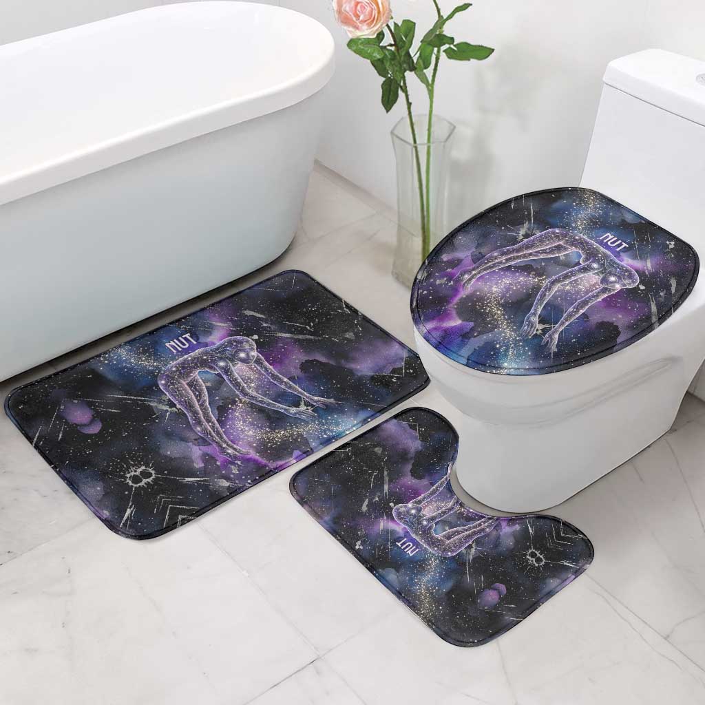 Nut Egyptian Bathroom Set She Who Bore the Gods Galactic Vessel Cosmic Goddess Star Map