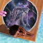 Nut Egyptian Beach Blanket She Who Bore the Gods Galactic Vessel Cosmic Goddess Star Map