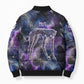 Nut Egyptian Bomber Puffer Jacket She Who Bore the Gods Galactic Vessel Cosmic Goddess Star Map