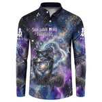 Nut Egyptian Button Sweatshirt She Who Bore the Gods Galactic Vessel Cosmic Goddess Star Map