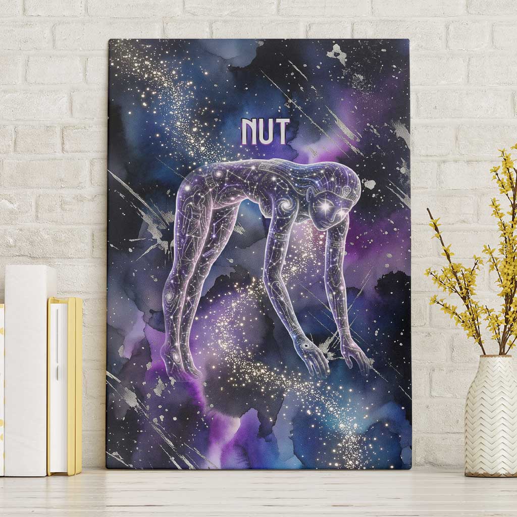 Nut Egyptian Canvas Wall Art She Who Bore the Gods Galactic Vessel Cosmic Goddess Star Map