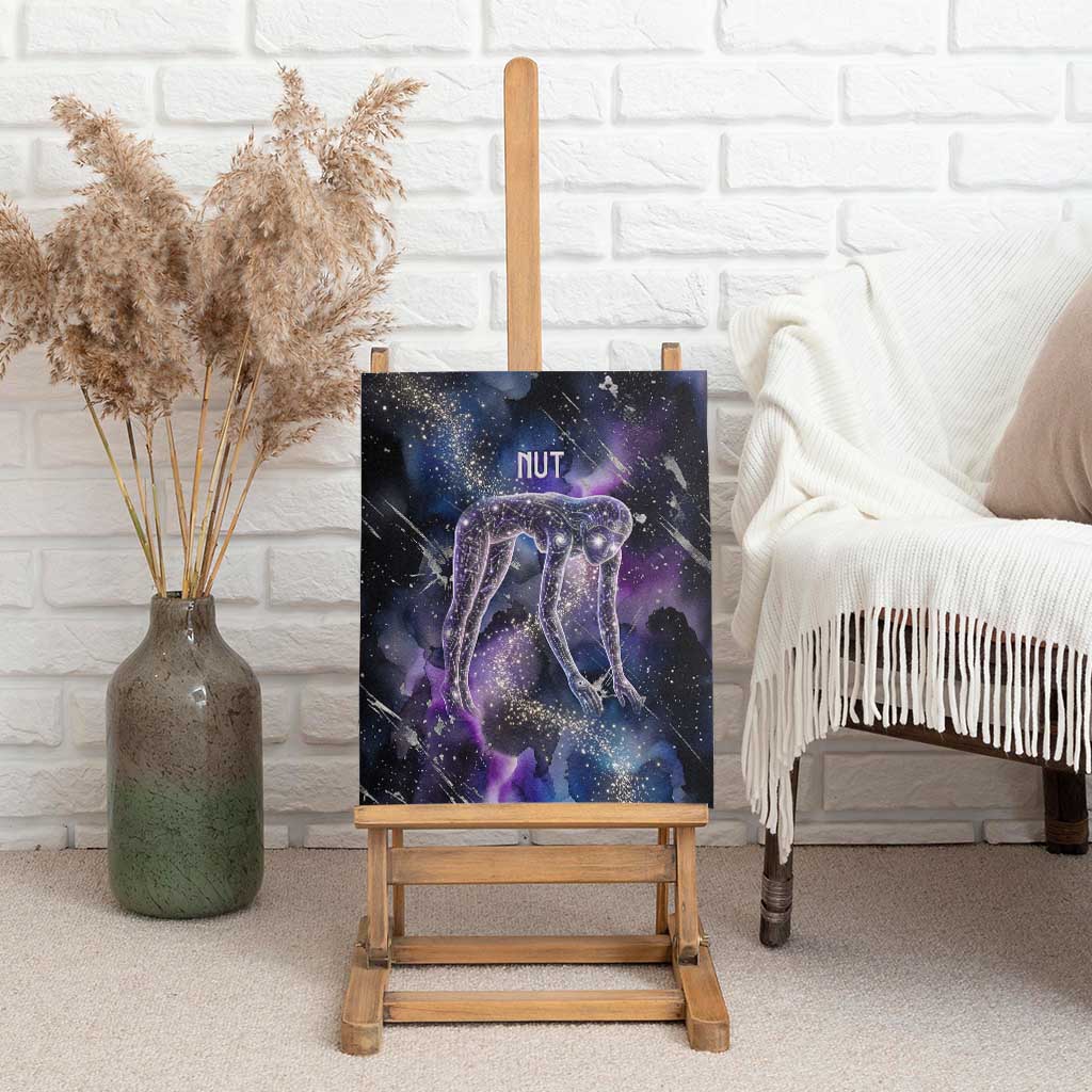 Nut Egyptian Canvas Wall Art She Who Bore the Gods Galactic Vessel Cosmic Goddess Star Map